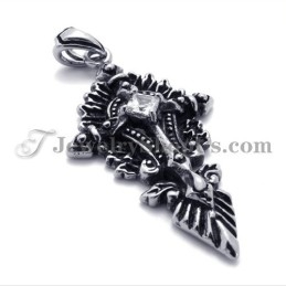 Módny Titánový Prívesok So Zirkónom