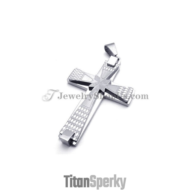 Elegantný Titánový Prívesok S Krížom Elegantný Titánový Prívesok S Krížom