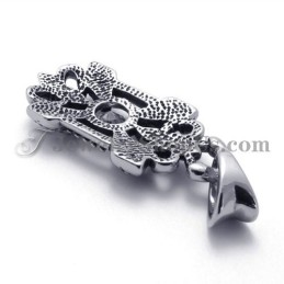 Elegantný Titánový Prívesok S Čiernym Zirkónom