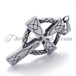 Elegantný Titánový Prívesok S Krížom