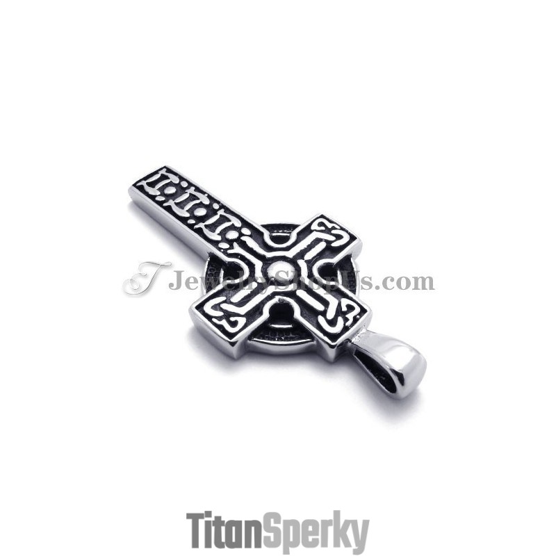 Elegantný Titánový Prívesok S Krížom