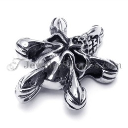 Klasický Titánový Prívesok S Lebkou