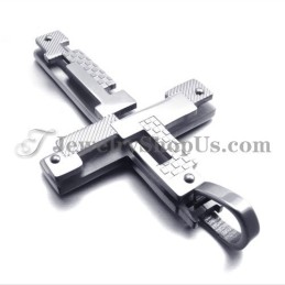 Módny Titánový Krížový Prívesok