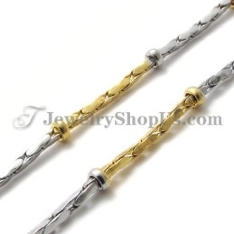 Módna Zlatá Titánová Dámska Retiazka