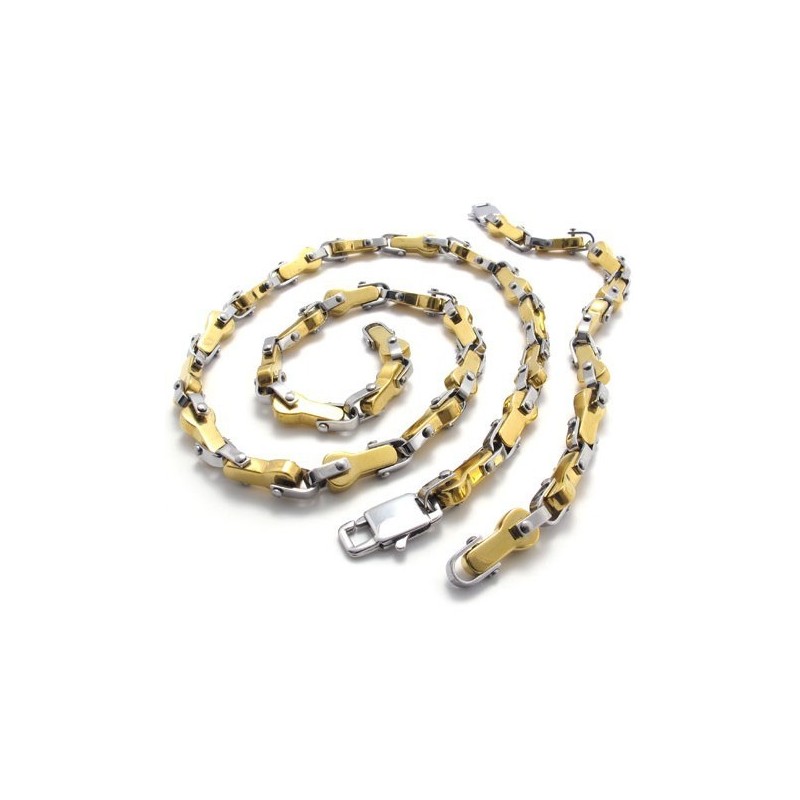 Moderný Dizajn, Farba, Brilantnosť, Stabilná Kvalita, Titánová Súprava Šperkov Vrátane Náhrdelníka A Náramku