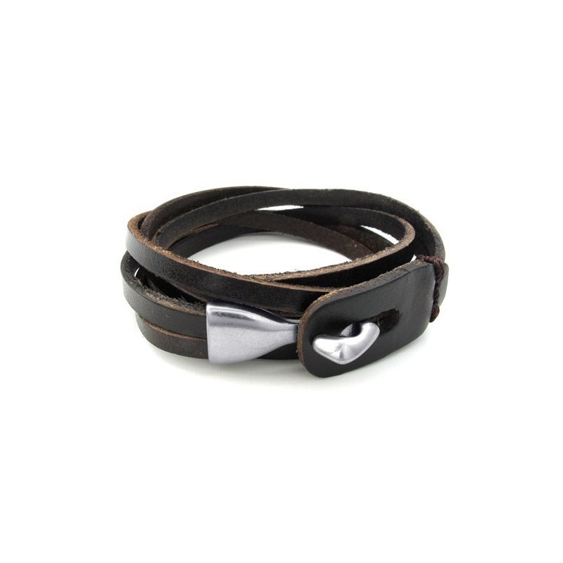 Elegantný Tvar, Jemné Farby, Vysoko Kvalitný Titánový Kožený Náramok