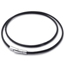 Módne Vzory, Farba, Brilantnosť, Vynikajúca Kvalita, Titánový Kožený Náhrdelník