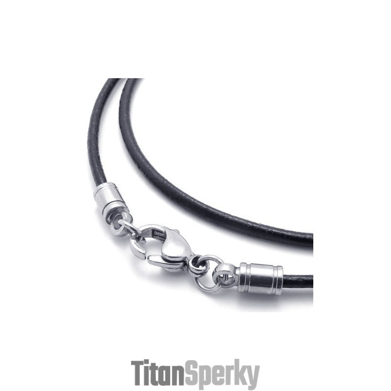 Jemne Spracovaný Náhrdelník Z Titánovej Kože V Jemných Farbách Vynikajúcej Kvality