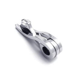 Pánsky Strieborný Prívesok S Retiazkou Z Čistého Titánu (Nový)