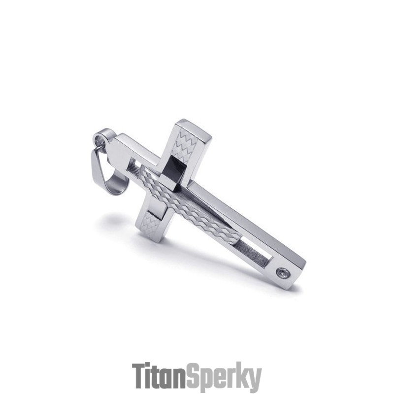 Racionálna Konštrukcia Farba Brilantnosť Vynikajúca Kvalita Titánový Krížový Prívesok