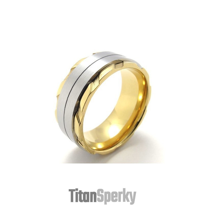 Elegantný Tvar, Krásny Vo Farbách, Vynikajúci Titánový Prsteň