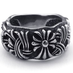 Módne Vzory Farba Brilantnosť Vynikajúca Kvalita Titánový Prsteň